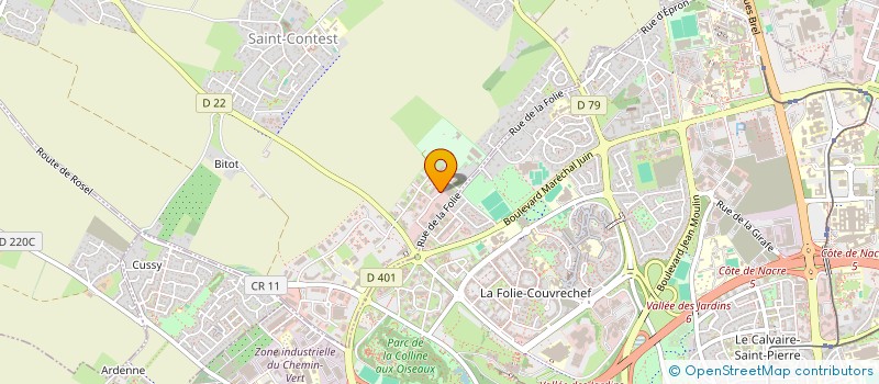 localisation de l'entreprise IN EXTENSO AUDIT NORMANDIE  SAINT-CONTEST