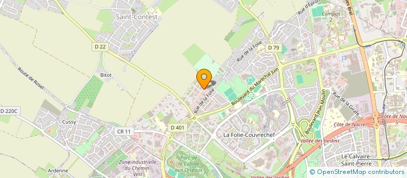 localisation de l'entreprise IN EXTENSO CAEN à SAINT-CONTEST