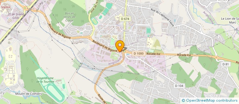 localisation de l'entreprise IN EXTENSO CHARENTE à ANGOULEME
