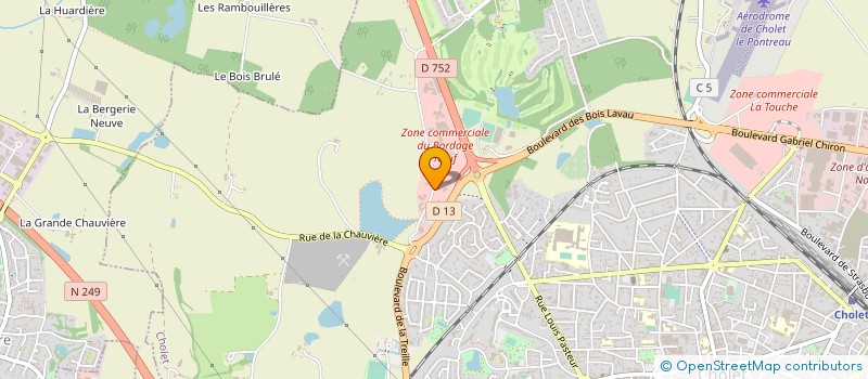 localisation de l'entreprise IN EXTENSO FORMATION CENTRE OUEST à CHOLET