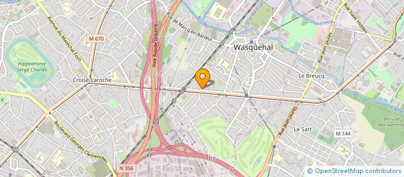 localisation de l'entreprise IN EXTENSO NORD AUDIT à WASQUEHAL