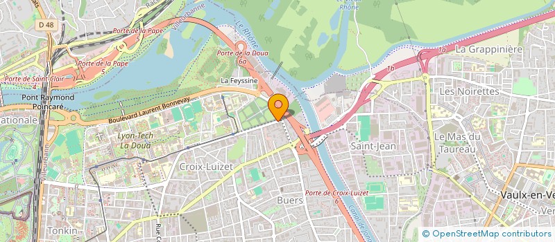 localisation de l'entreprise IN EXTENSO SOCIAL RHONE-ALPES  VILLEURBANNE