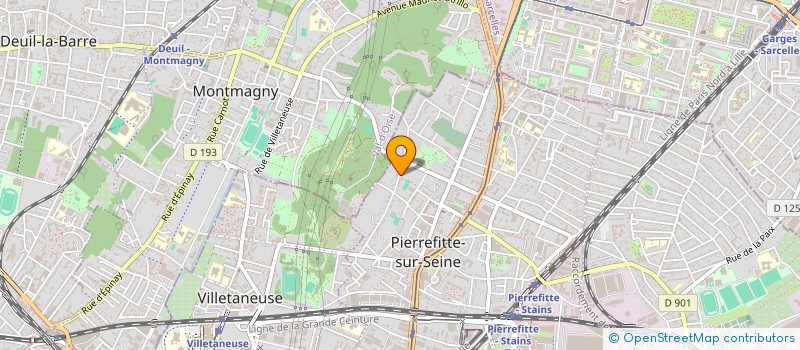 localisation de l'entreprise IN EYS PRODUCTION à SAINT-OUEN-SUR-SEINE