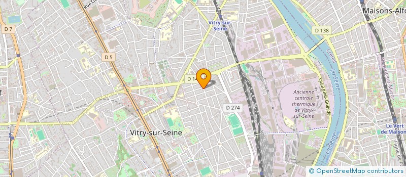 localisation de l'entreprise IN FACT à VITRY-SUR-SEINE