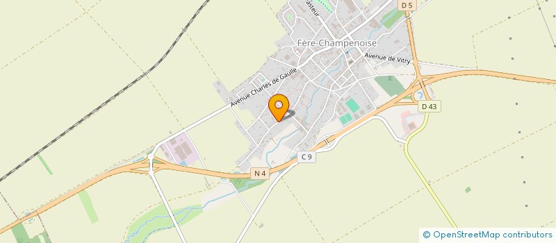 localisation de l'entreprise IN FERIAE MELES  FERE-CHAMPENOISE