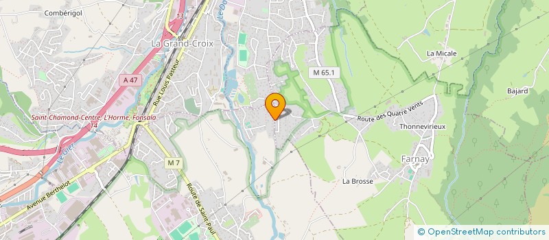 localisation de l'entreprise IN FINE  SAINT-PAUL-EN-JAREZ