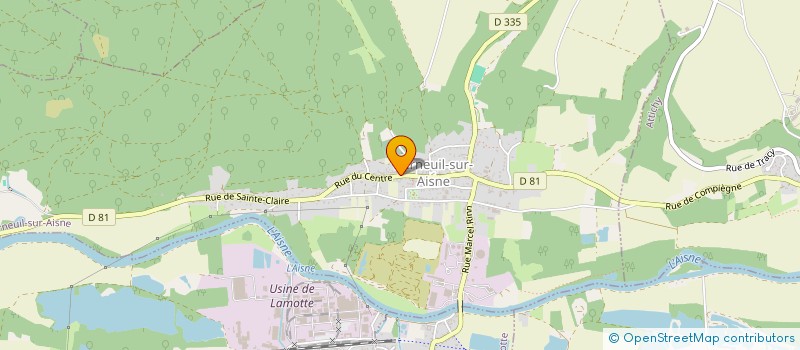 localisation de l'entreprise IN FINE  BERNEUIL-SUR-AISNE