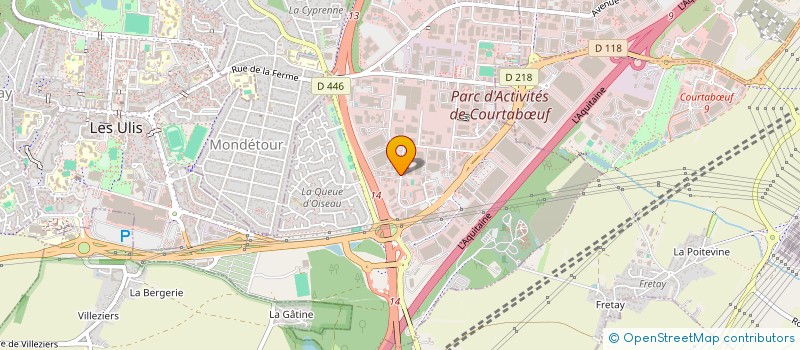 localisation de l'entreprise IN-FINEA à LES ULIS