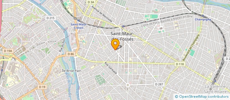 localisation de l'entreprise IN-FINITI  SAINT-MAUR-DES-FOSSES