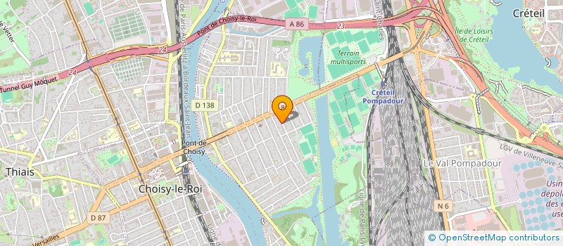 localisation de l'entreprise IN-FOLIO à CHOISY-LE-ROI