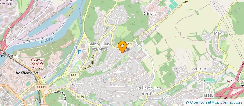 localisation de l'entreprise IN-FORCES  SAINT-JULIEN-LES-METZ