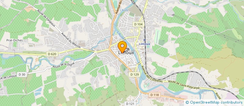 localisation de l'entreprise IN FRANCE GROUP à LIMOUX