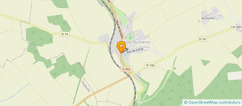 localisation de l'entreprise IN'HOME  CHAMBLEY-BUSSIERES