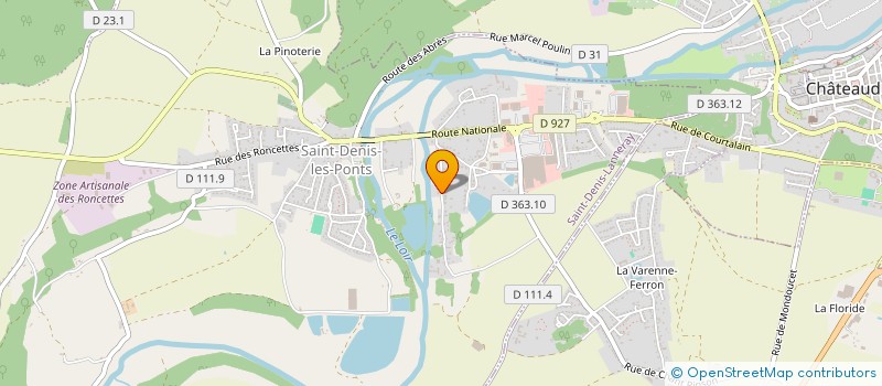 localisation de l'entreprise IN-IMMOBILIER à SAINT-DENIS-LANNERAY