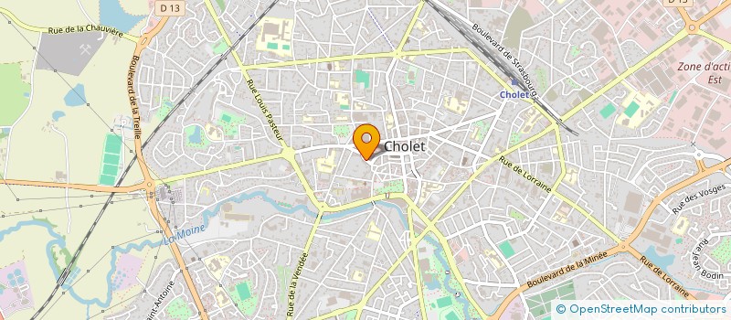 localisation de l'entreprise IN-JOY à CHOLET