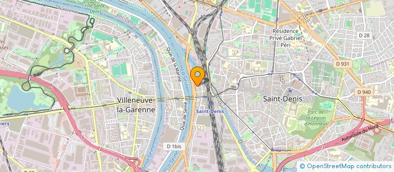 localisation de l'entreprise IN-L à SAINT-DENIS