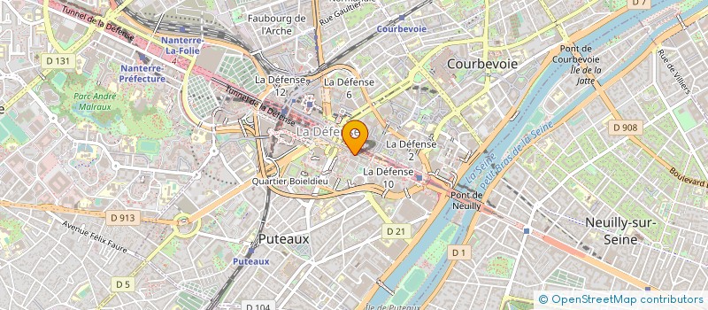 localisation de l'entreprise IN'LI PROPERTY MANAGEMENT à PUTEAUX