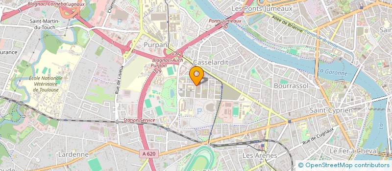 localisation de l'entreprise IN'LI SUD OUEST à TOULOUSE