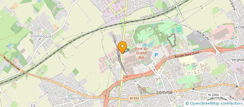 localisation de l'entreprise IN LIVE PRODUCTION à LILLE