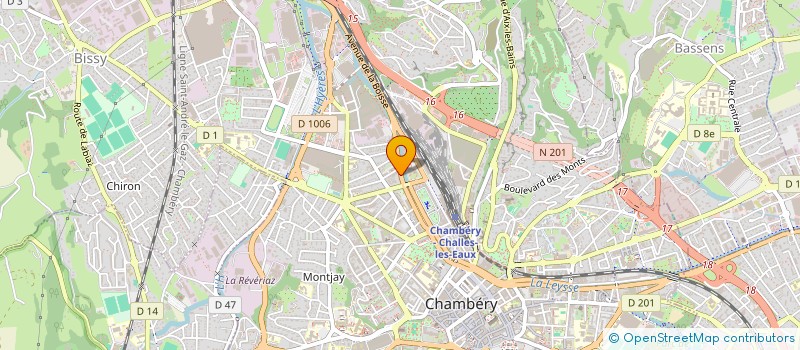 localisation de l'entreprise IN LOVE  CHAMBERY