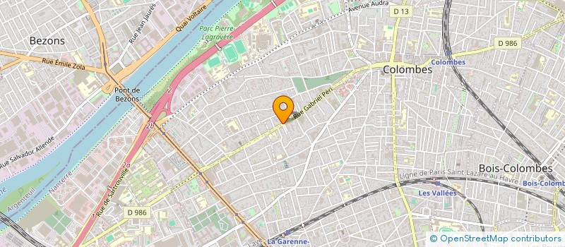 localisation de l'entreprise IN-LUMINE EXPERTISE SANTE SANITAIRE ET MEDICO-SOCIALE à COLOMBES