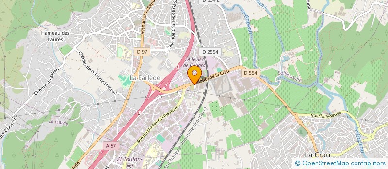 localisation de l'entreprise IN-LUSTRYS à LA FARLEDE