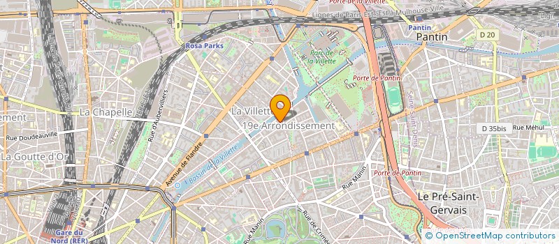 localisation de l'entreprise IN MEDIA VITA à PARIS