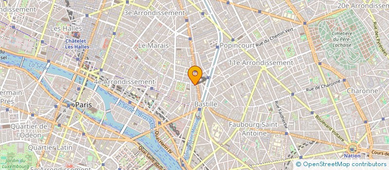 localisation de l'entreprise IN MEMORIA FUTURI à PARIS
