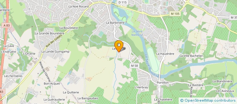 localisation de l'entreprise IN-MOBILIO à VERTOU