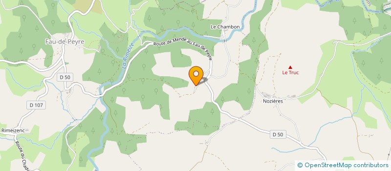 localisation de l'entreprise IN MUSICA EN AUBRAC à PEYRE EN AUBRAC