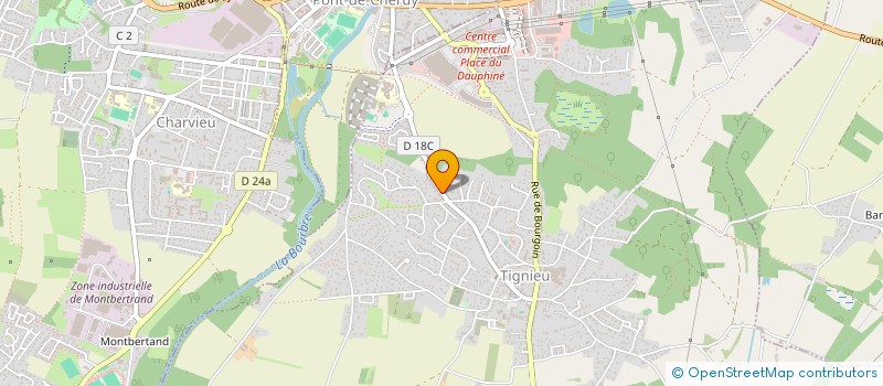 localisation de l'entreprise IN-NOV RH à TIGNIEU-JAMEYZIEU