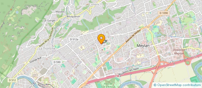localisation de l'entreprise IN-NOVEO à MEYLAN
