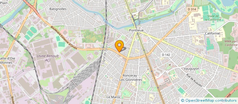 localisation de l'entreprise IN/ON YOUR WAY  LE MANS