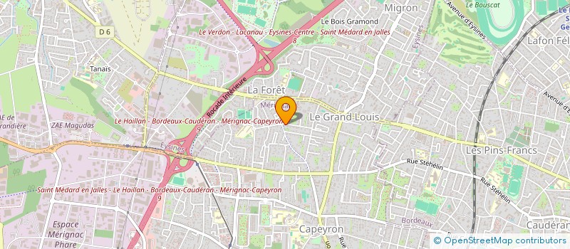 localisation de l'entreprise IN OPPIDO  MERIGNAC