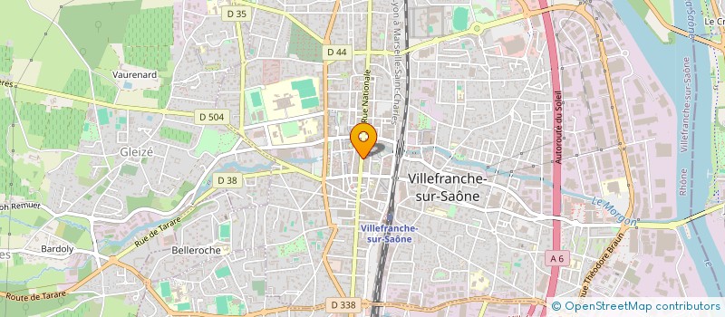 localisation de l'entreprise IN OPTO VERITAS à VILLEFRANCHE-SUR-SAONE