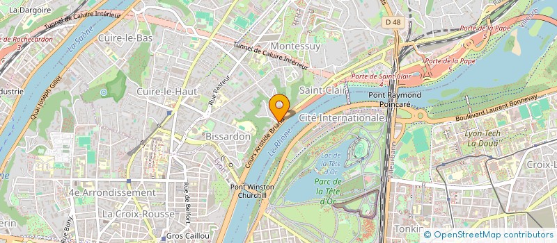 localisation de l'entreprise IN & OUT  CALUIRE-ET-CUIRE