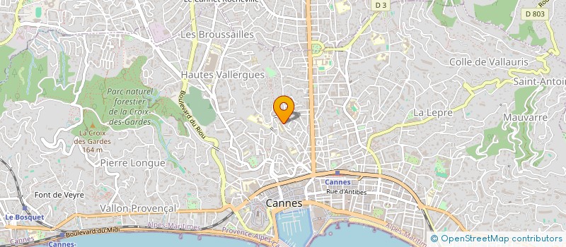 localisation de l'entreprise IN OUT HARMONY à CANNES