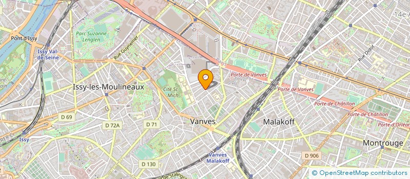 localisation de l'entreprise IN-OUT PRODUCTIONS à VANVES