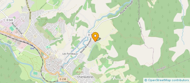 localisation de l'entreprise IN OUT SITU  DIE