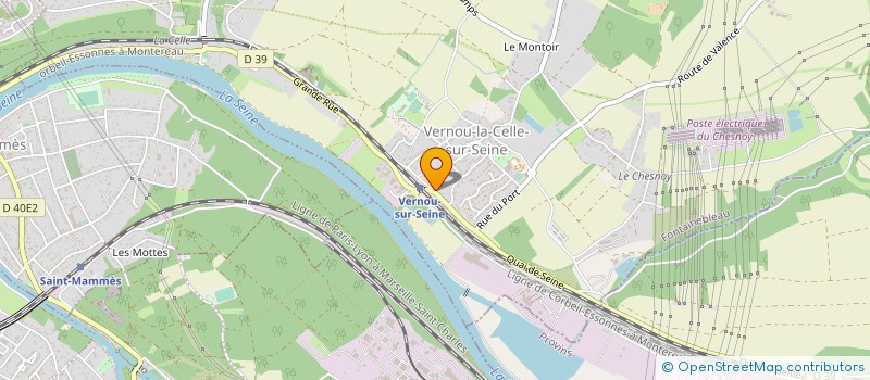 localisation de l'entreprise IN'PACT (INSERTION CITOYENNE) à VERNOU-LA-CELLE-SUR-SEINE