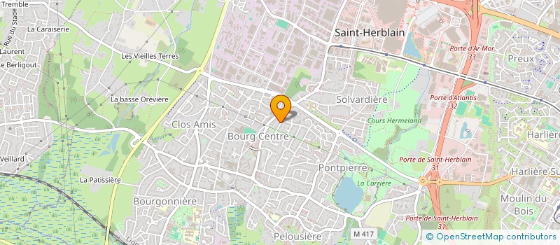 localisation de l'entreprise IN-R  SAINT-HERBLAIN