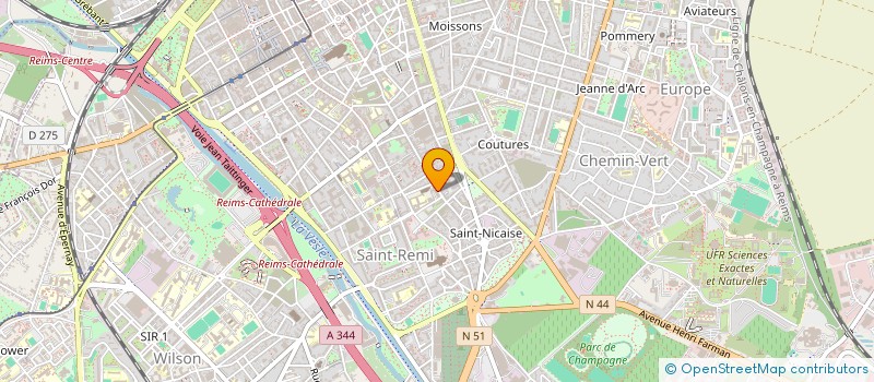 localisation de l'entreprise IN REIMS à REIMS