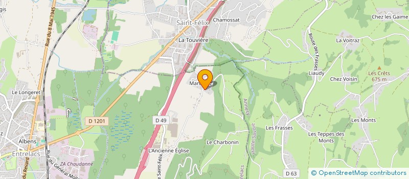 localisation de l'entreprise IN RENO  ENTRELACS