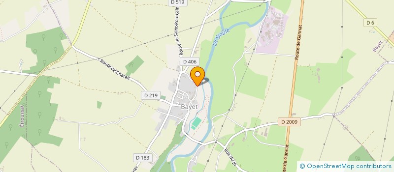 localisation de l'entreprise IN ROCK ASSOCIATION  BAYET