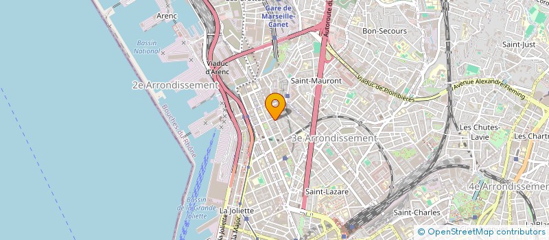 localisation de l'entreprise IN SIDE à MARSEILLE