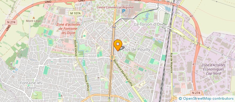 localisation de l'entreprise IN-SILICO SCIENTIFIC SOLUTIONS à DIJON
