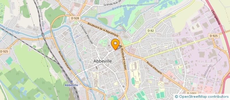 localisation de l'entreprise IN SITAB à ABBEVILLE