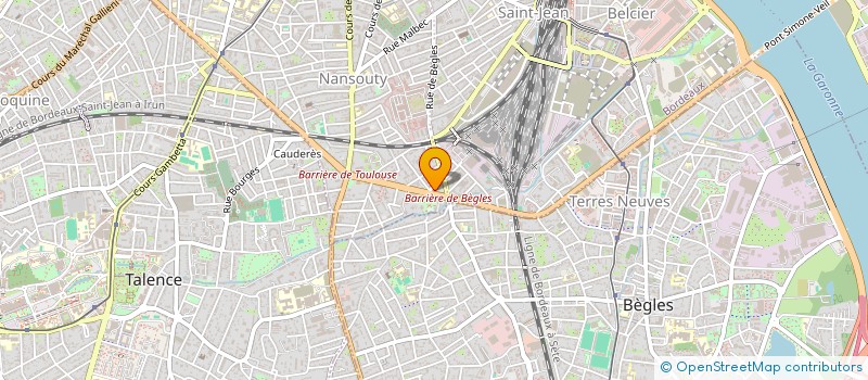 localisation de l'entreprise IN SITU à BORDEAUX