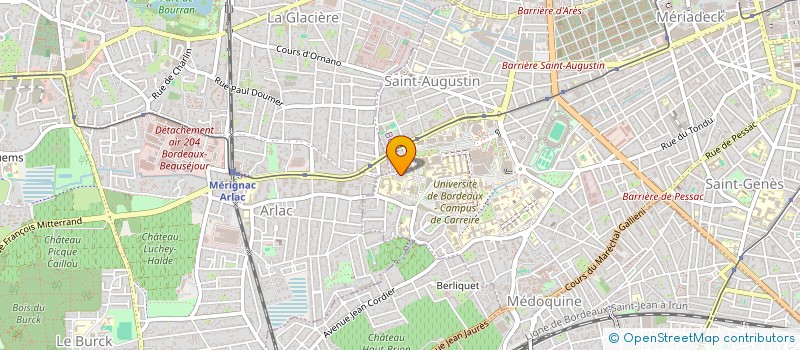 localisation de l'entreprise IN SITU à BORDEAUX