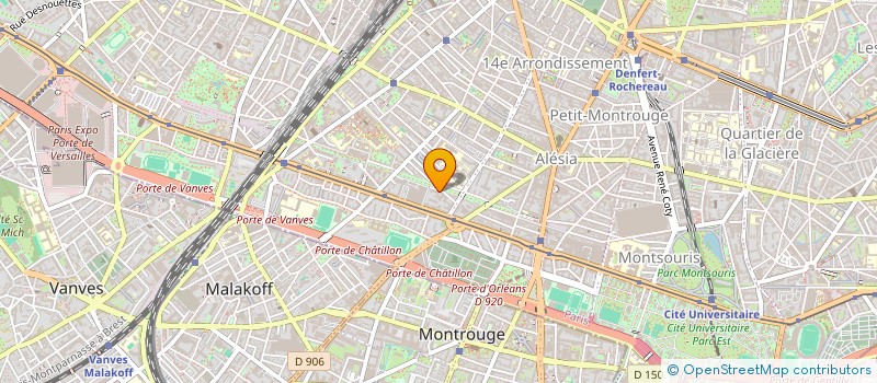 localisation de l'entreprise IN SITU  PARIS 14